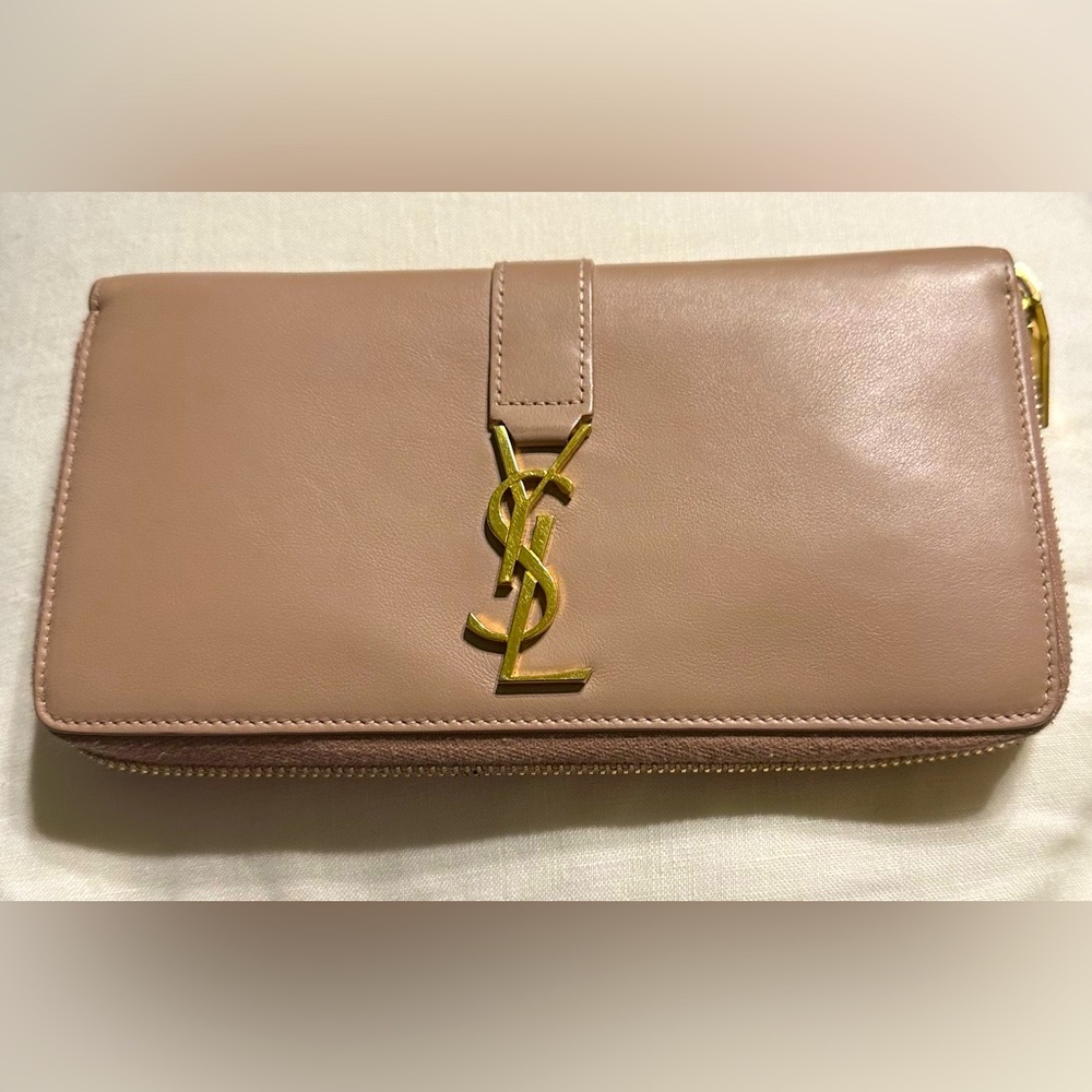 YSL zip wallet